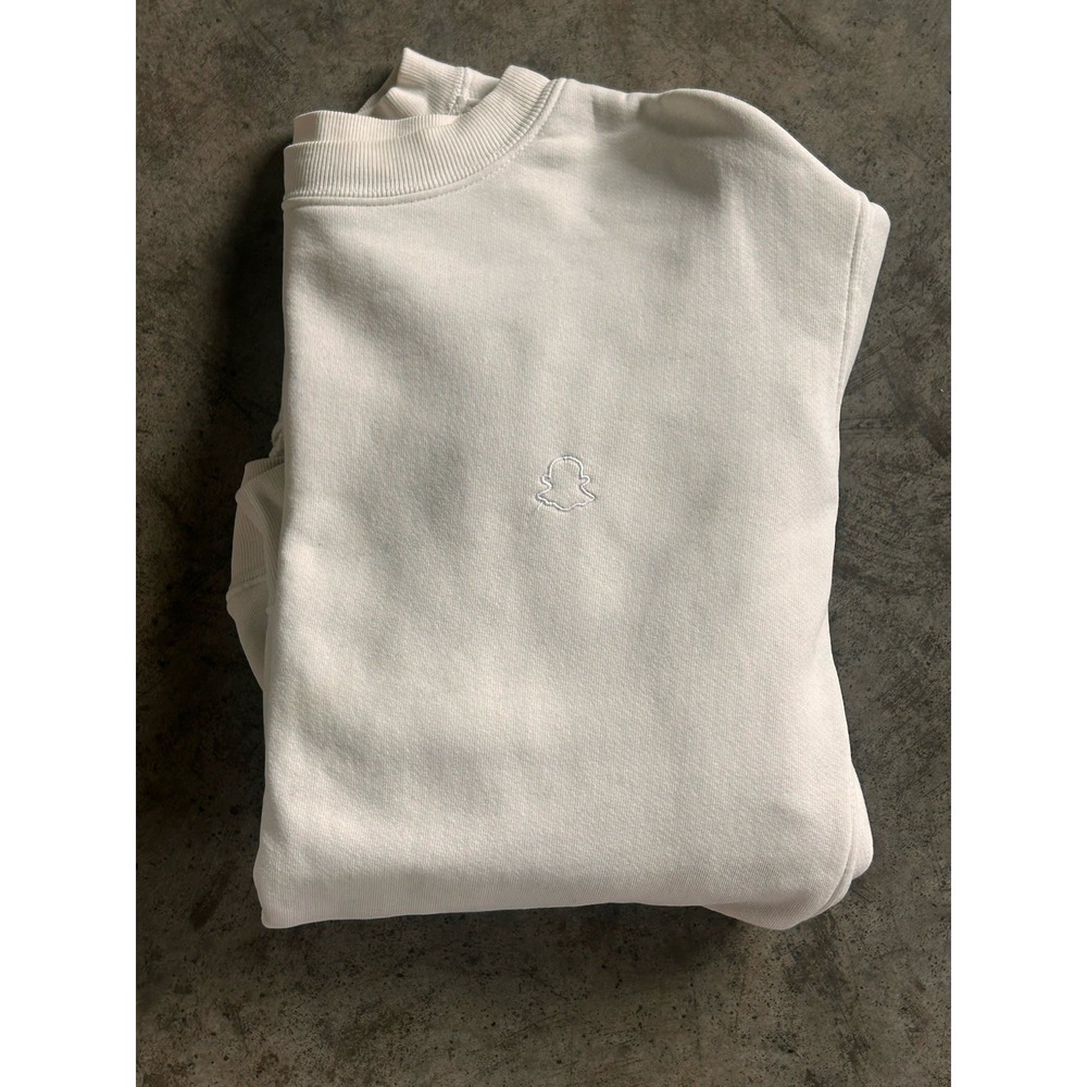 Madhappy Crewneck Sweatshirt Pullover White Logo Medium